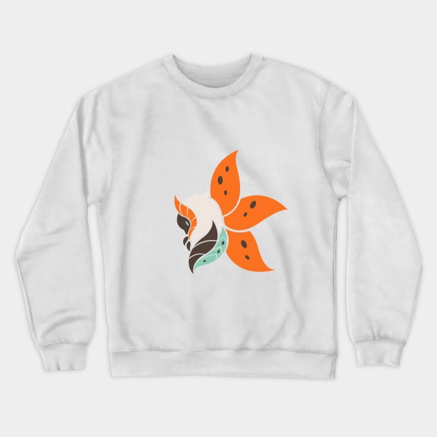 Warmful Flutter - Moth Crewneck Sweatshirt by kinokashi